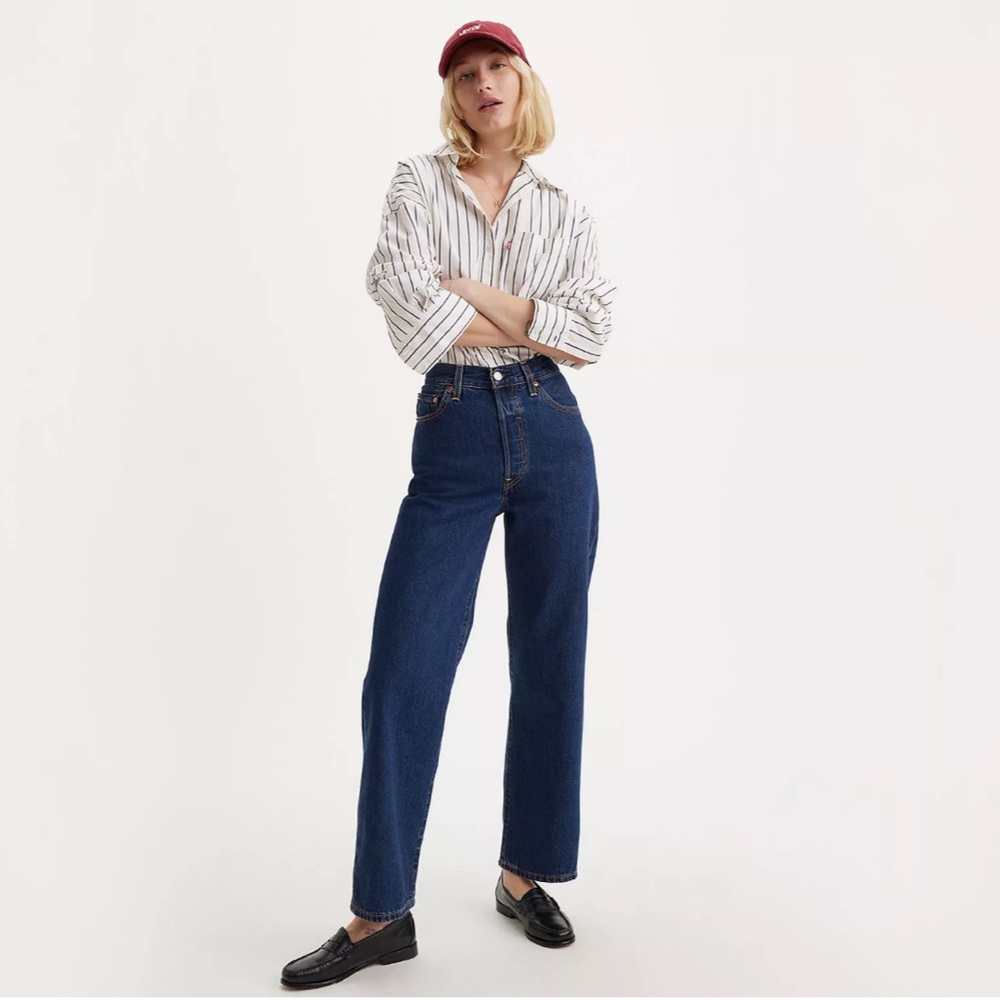 levi’s ribcage straight ankle jeans